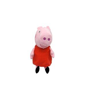 Peppa Pig Plush Toy By Fiesta 17.5" Pink & Red